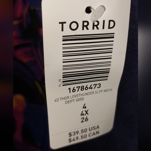 Thor Love and Thunder by Torrid Tank Top - Picture 2 of 2